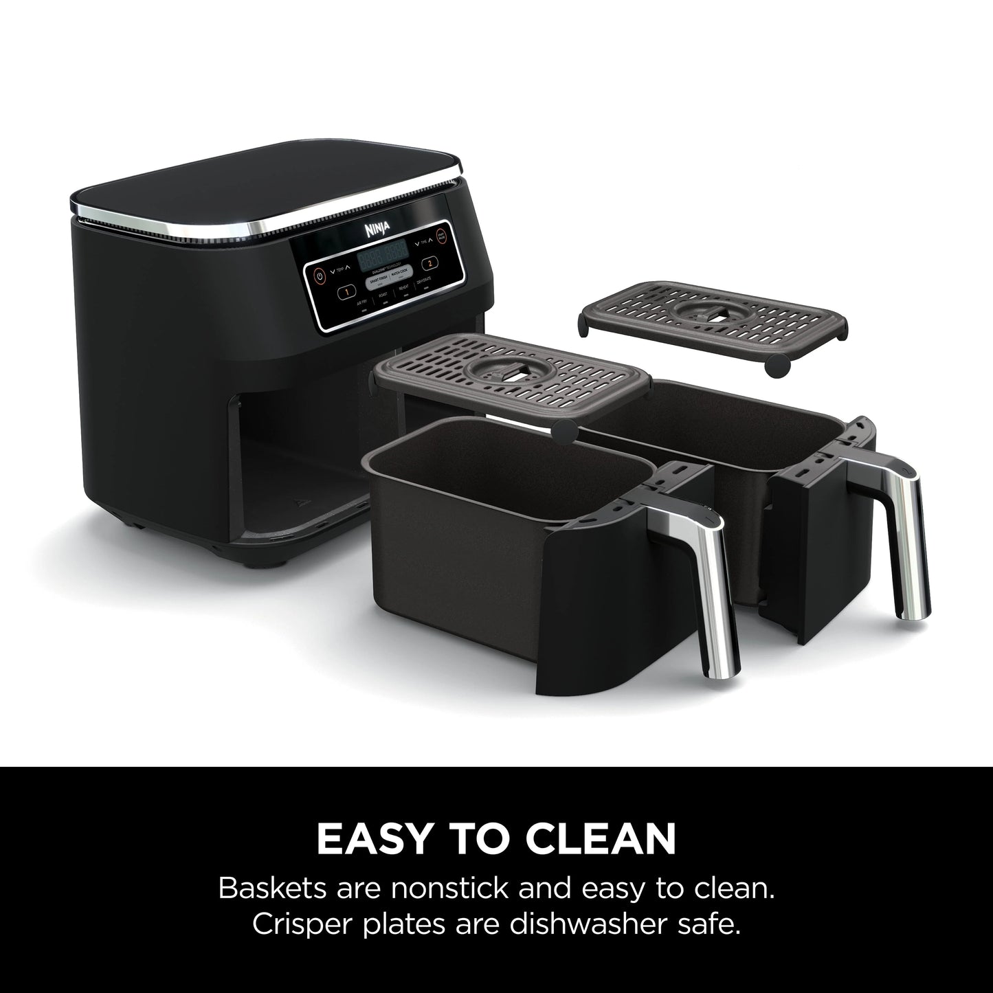 Ninja® Foodi® 4-in-1, 8-qt., 2-Basket Air Fryer with DualZone™ Technology