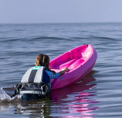 The Wave 6' Youth Kayak with Paddle. Designed for Stability and Safety, It's The Perfect Choice for Young Paddlers Ready to Conquer The Water