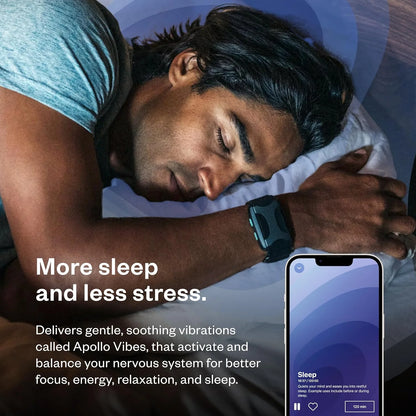 Wearable Wellness - Stress Relief and Natural Sleep Aid - Improve HRV - Vagus Nerve Stimulator - Reset Vibration Band - Improve Sleep, Focus, Relaxation, Recovery, Health and Performance | Invisible