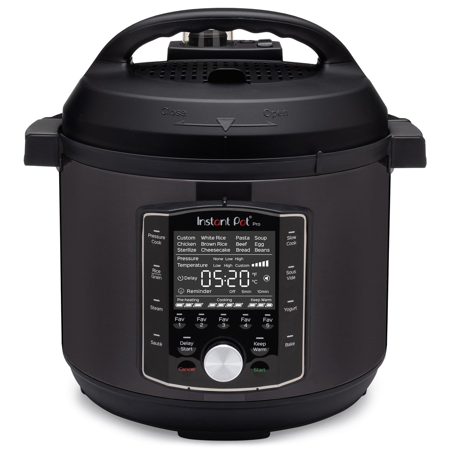 INSTANT POT Pro 10-in-1 Pressure Cooker & Slow Cooker, 8 QT