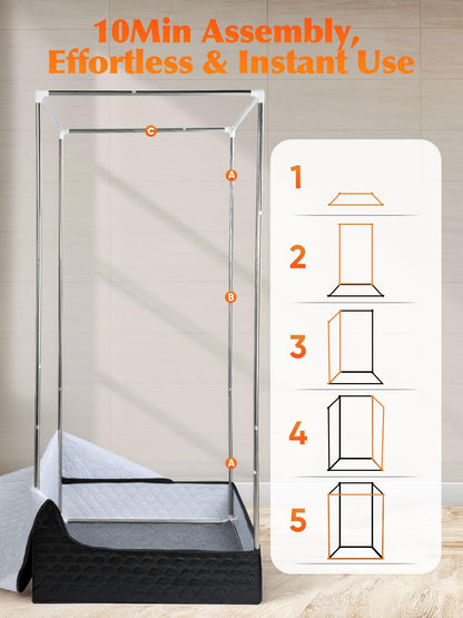 DONGGUAN WANLI HARDWARE PRODUCTS CO., LTD Portable Sauna for Home - Fast Heating SPA Tent