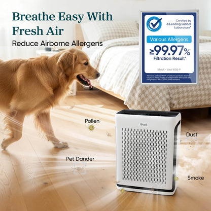 LEVOIT Vital 100S-P Air Purifier for Large Rooms 1073Ft²