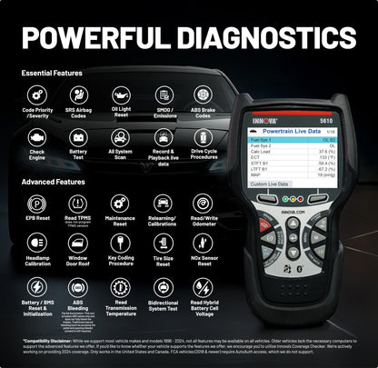INNOVA 5610 OBD2 Bidirectional Scan Tool with Updates