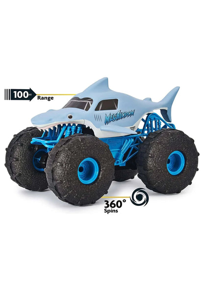 Monster Jam Official Megalodon Storm All Terrain Remote Control Monster Truck