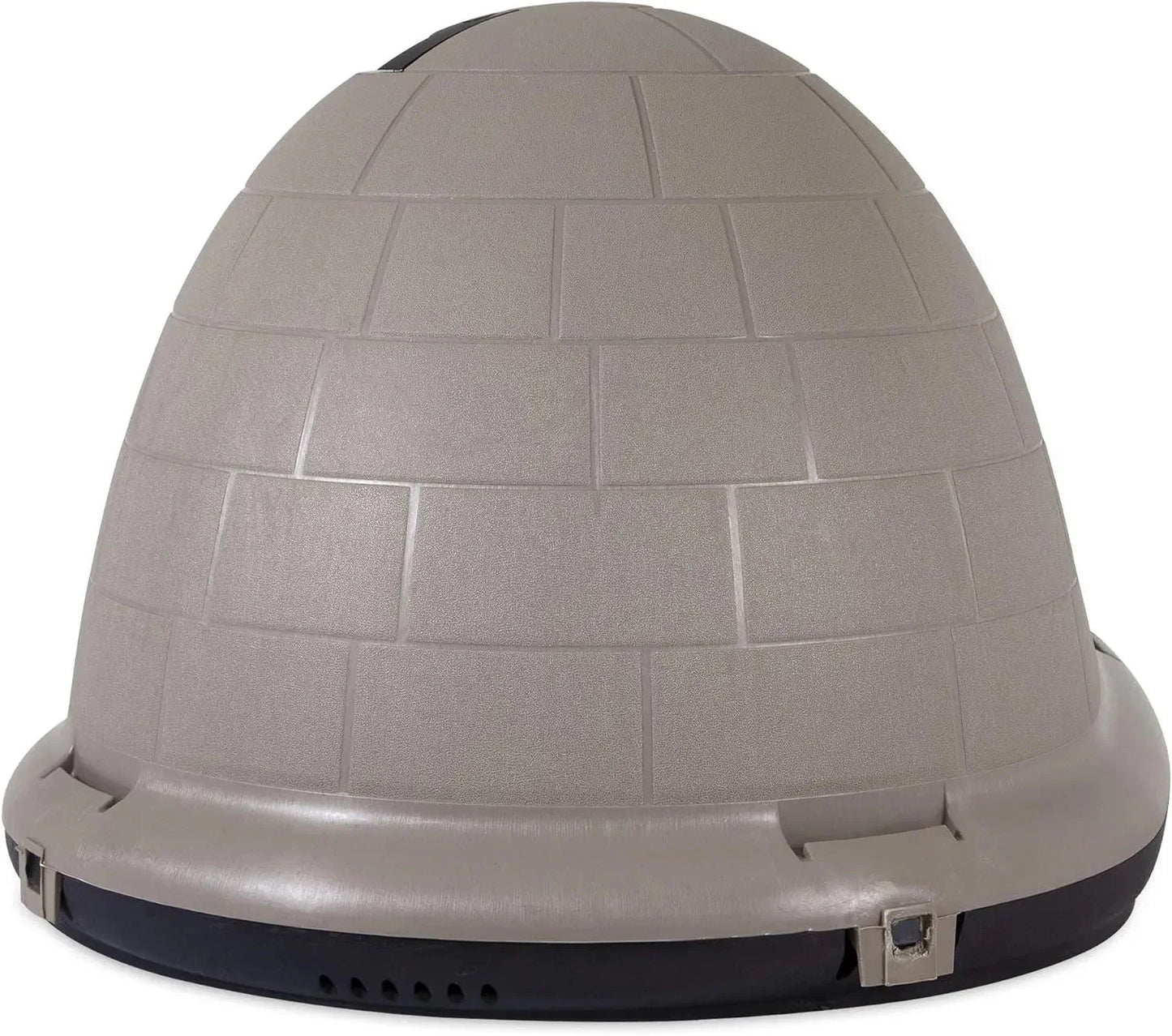 Petmate Indigo Dog House (Igloo Dog House, Made in USA with 90% Recycled Materials, All-Weather Protection Pet Shelter) for XL Dogs -90 to 125 pounds, Made in USA