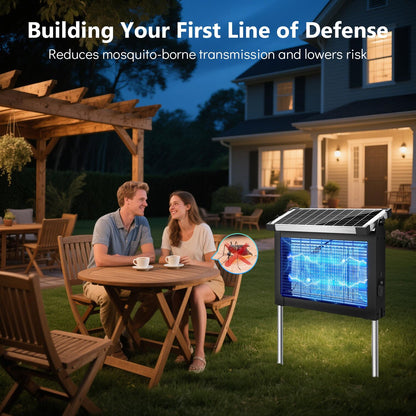 ONBEAM Solar Bug Zapper Outdoor - Waterproof Mosquito Killer