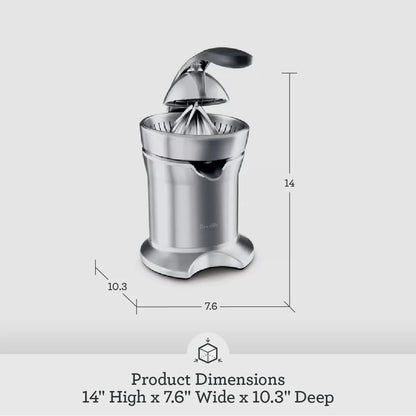 Breville 800CPXL Citrus Press Pro Juicer, Stainless Steel