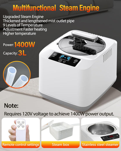 KASUE Portable Steam Sauna Tent - Infrared Home Spa