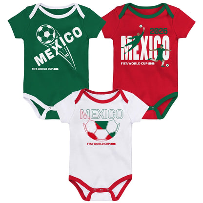 FIFA World Cup 2026™ Mexico Onesie 3 Pack - Infant