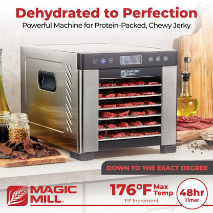 MAGIC MILL Pro Food Dehydrator Machine | 600W, 7 Trays, Timer