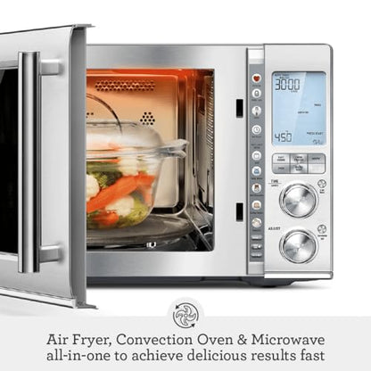 Breville BMO870BST1BUS1 Combi Wave 3 in 1 Microwave, Black Stainless Steel: Home & Kitchen