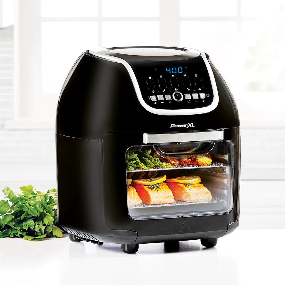 PowerXL Vortex Air Fryer Pro plus 10 Quart Capacity, Black, 1700 Watts