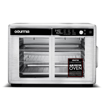 GOURMIA French Door Air Fryer Oven - 37 Qt Convection Toaster