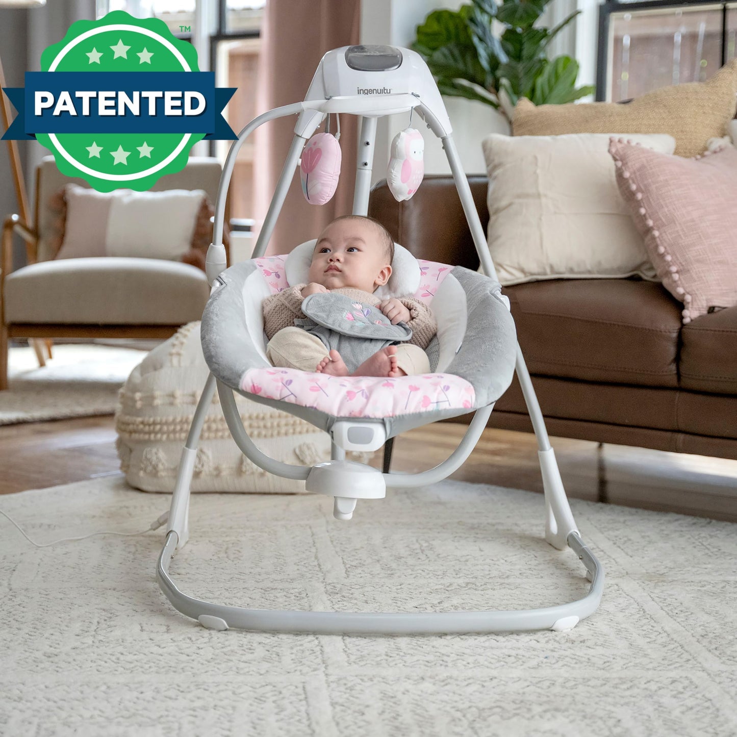 INGENUITY SimpleComfort 6-Speed Multi-Direction Baby Swing