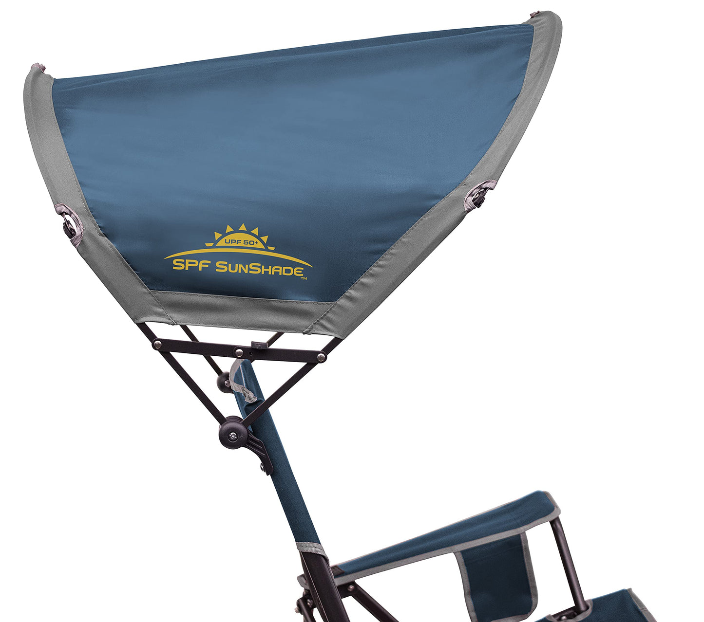 GCI OUTDOOR Sunshade Rocker Outdoor Rocking Chair with Canopy