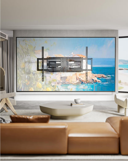 MONTEK Heavy Duty XXL Full Motion TV Wall Mount 60-120"