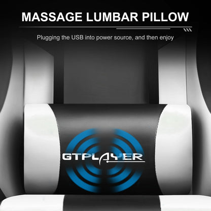 GTPLAYER Gaming Chair with Footrest and Lumbar Support