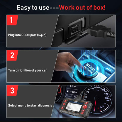 FOXWELL Car Scanner NT604 Elite OBD2 Diagnostic Tool