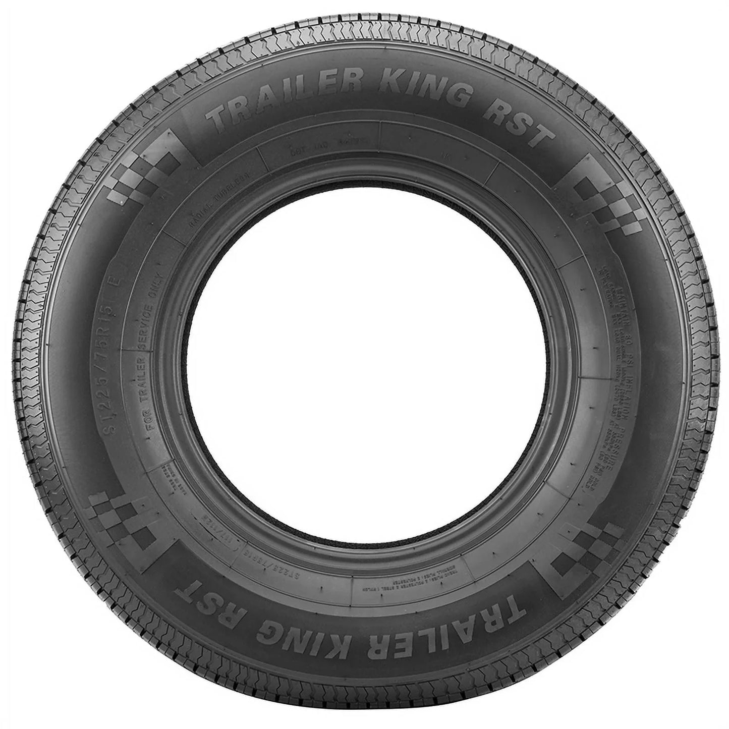 Trailer King RST ST225/75R15 117/112M E Trailer Tire – High-Performance Trailer Tire for Heavy Duty Use