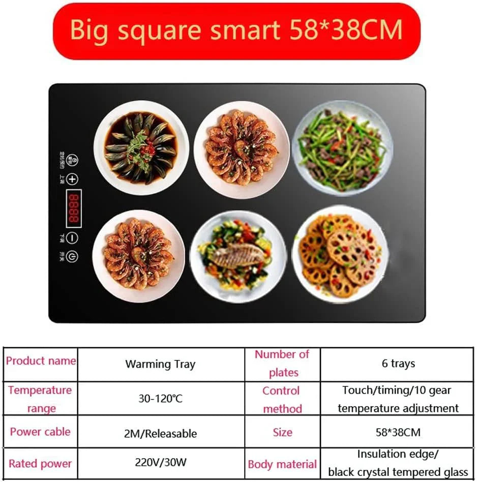 Electric heating tray 22.8x15 buffet server food heating tray electric heating tray