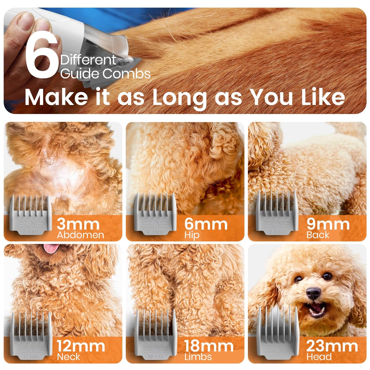 ONEISALL Dog Grooming Vacuum with Clipper & Nail Grinder