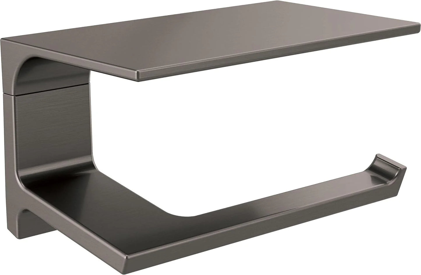 Pivotal Toilet Paper Holder With Shelf, Polished Nickel, Bathroom Accessories, 79956-PN