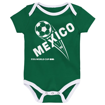 FIFA World Cup 2026™ Mexico Onesie 3 Pack - Infant
