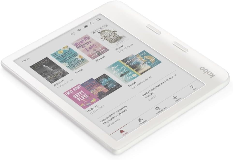 KOBO Libra Colour eReader | 7" Glare-Free Display