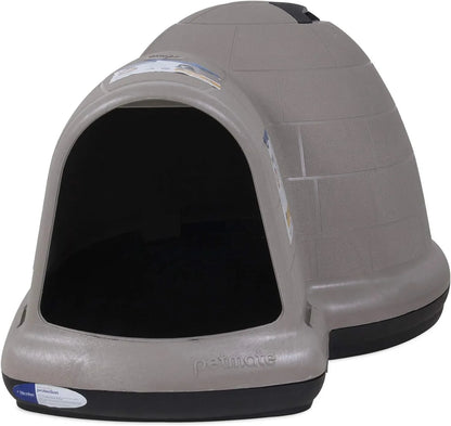 Petmate Indigo Dog House (Igloo Dog House, Made in USA with 90% Recycled Materials, All Weather Protection Pet Shelter) for XL Dogs 90 to 125 pounds, Made in USA