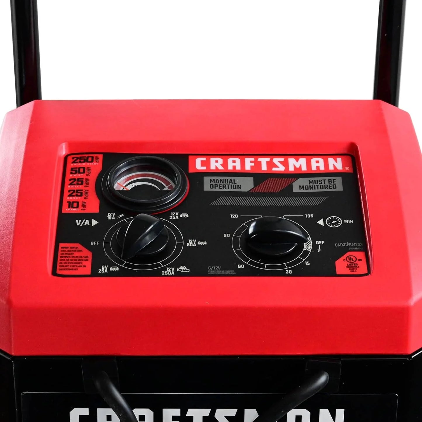 CRAFTSMAN CMXCESM233 Battery Charger & Engine Starter, 250A