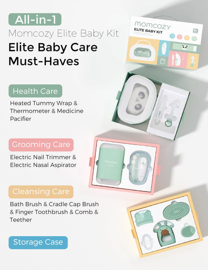 MOMCOZY Elite Baby Kit - Essential Grooming & Health Set