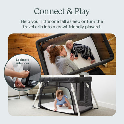 GUAVA FAMILY Travel Crib - Portable Baby Bed with Backpack Design