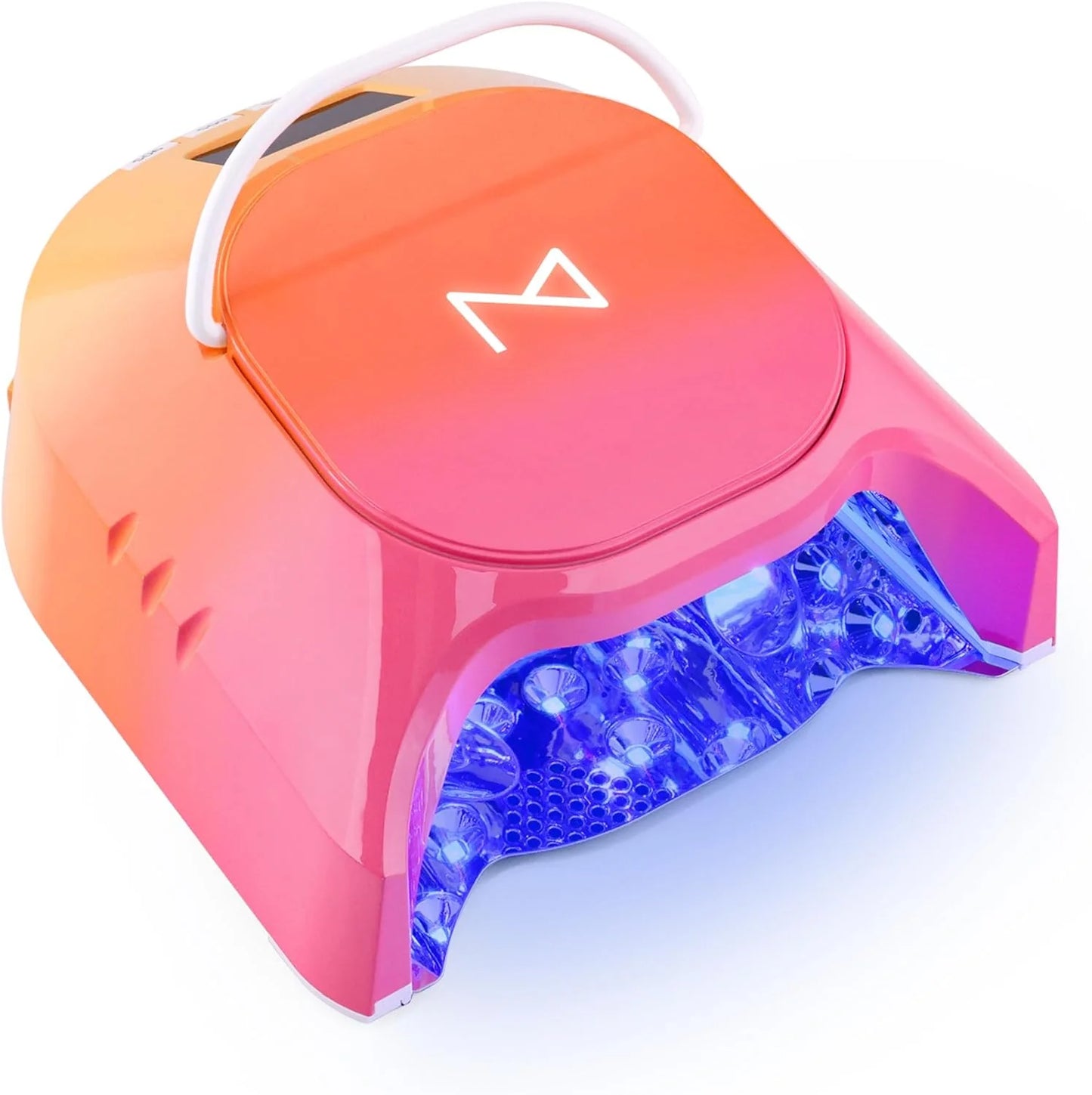 Professional Hybrid 86W Wireless Rechargeable UV LED Nail Curing Lamp Cordless Nail Dryer for Gel Nails, Manicure, Pedicure (Black)
