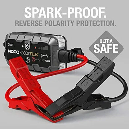 NOCO Boost Plus GB40 1000 Amp 12-Volt UltraSafe Lithium Jump Starter Box, Car Battery Booster Pack, Portable Power Bank Charger sgtnighsdesigns
