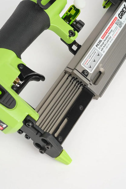 Pinner w/Auto Lock-Out & Edge Guide