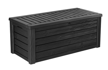 KETER Westwood 150 Gallon Resin Outdoor Storage Box - Dark Grey