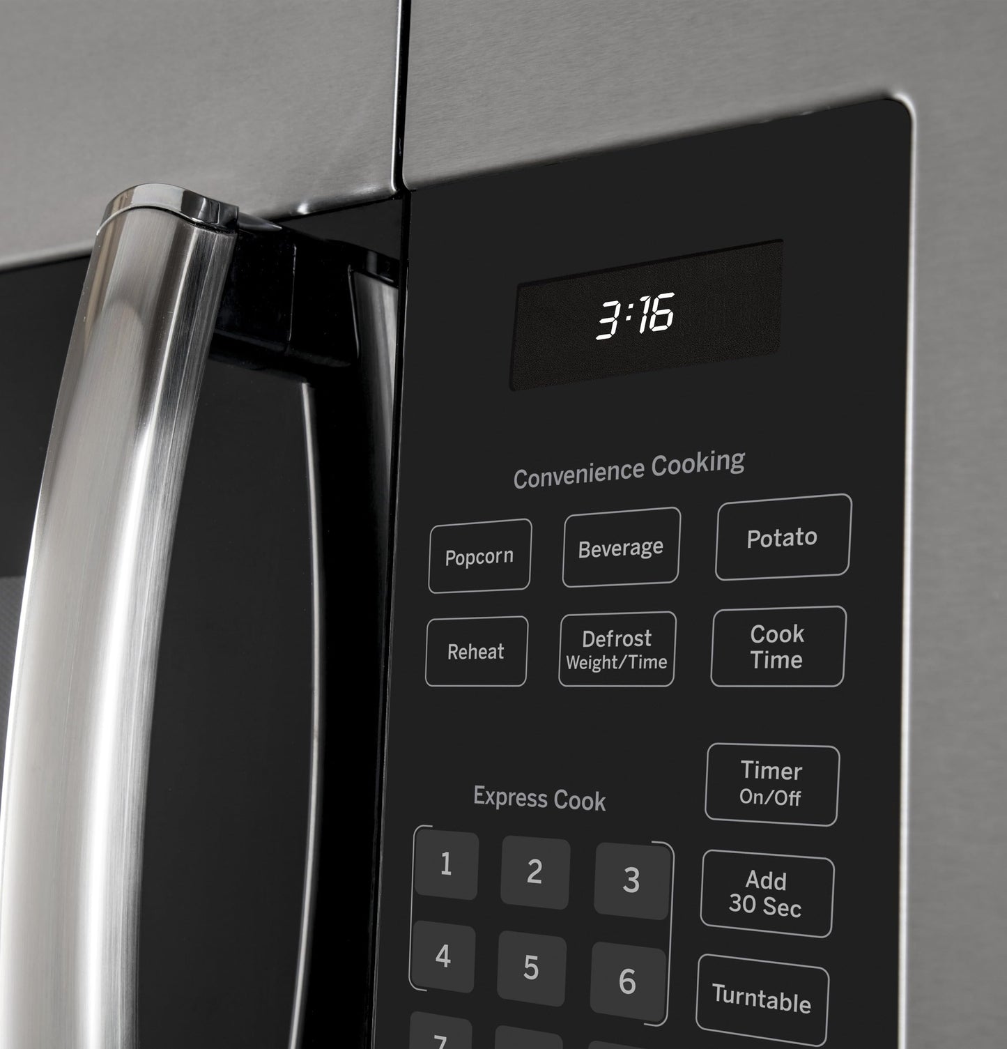 GE 30" Over-the-Range Microwave with 1000 Watts, 1.6 Cu Ft