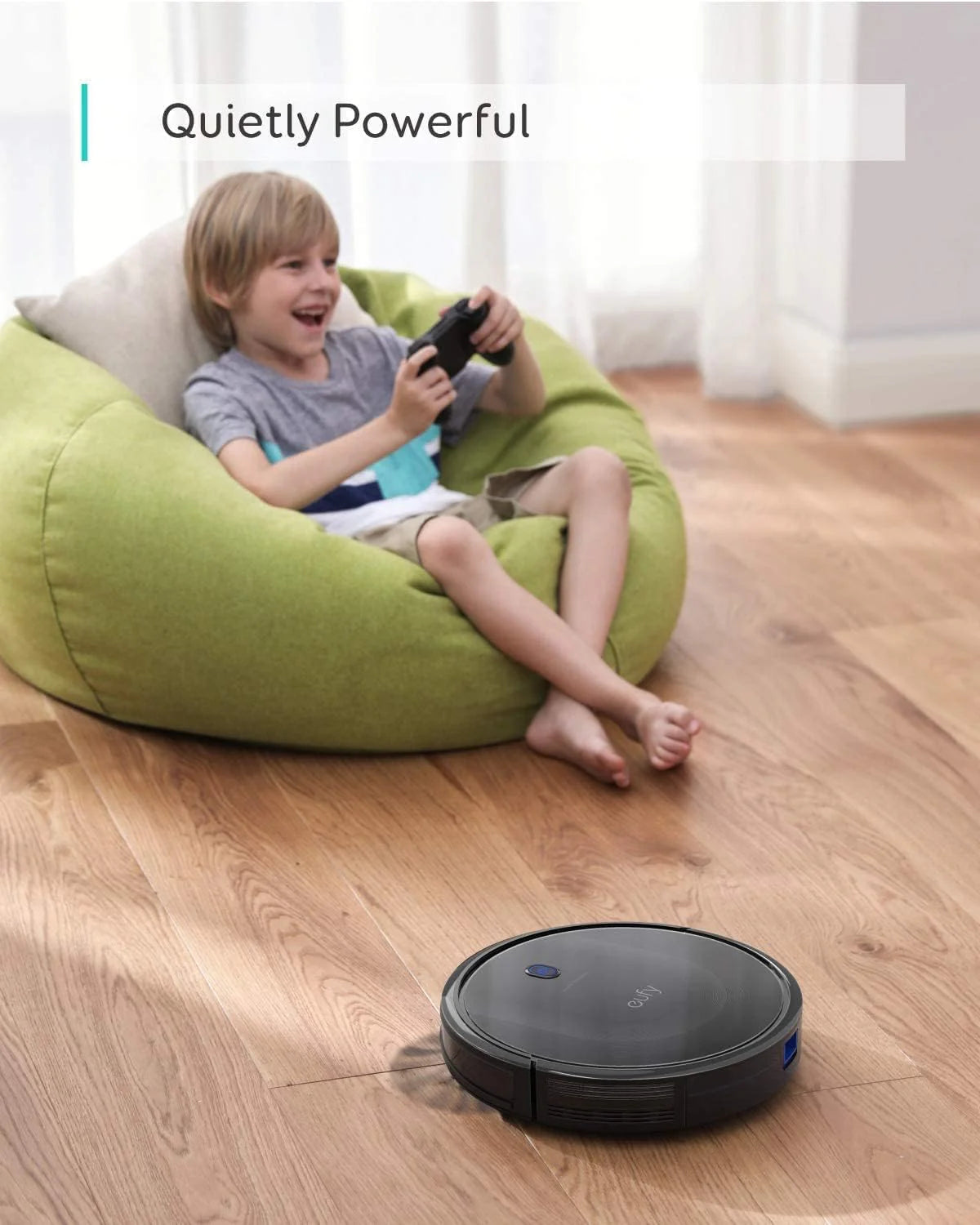 Robot Vacuum, Ultra Strong 5,000 Pa Suction, iPath Laser Navigation, for Deep Floor Cleaning, Ideal for Hair, Hard Floors