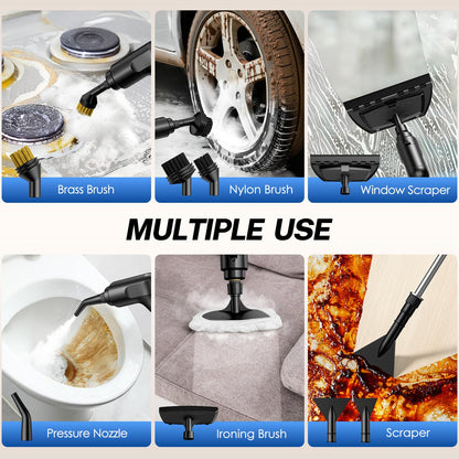 ODSD Steam Cleaner for Home & Car - 3-Level Adjustable