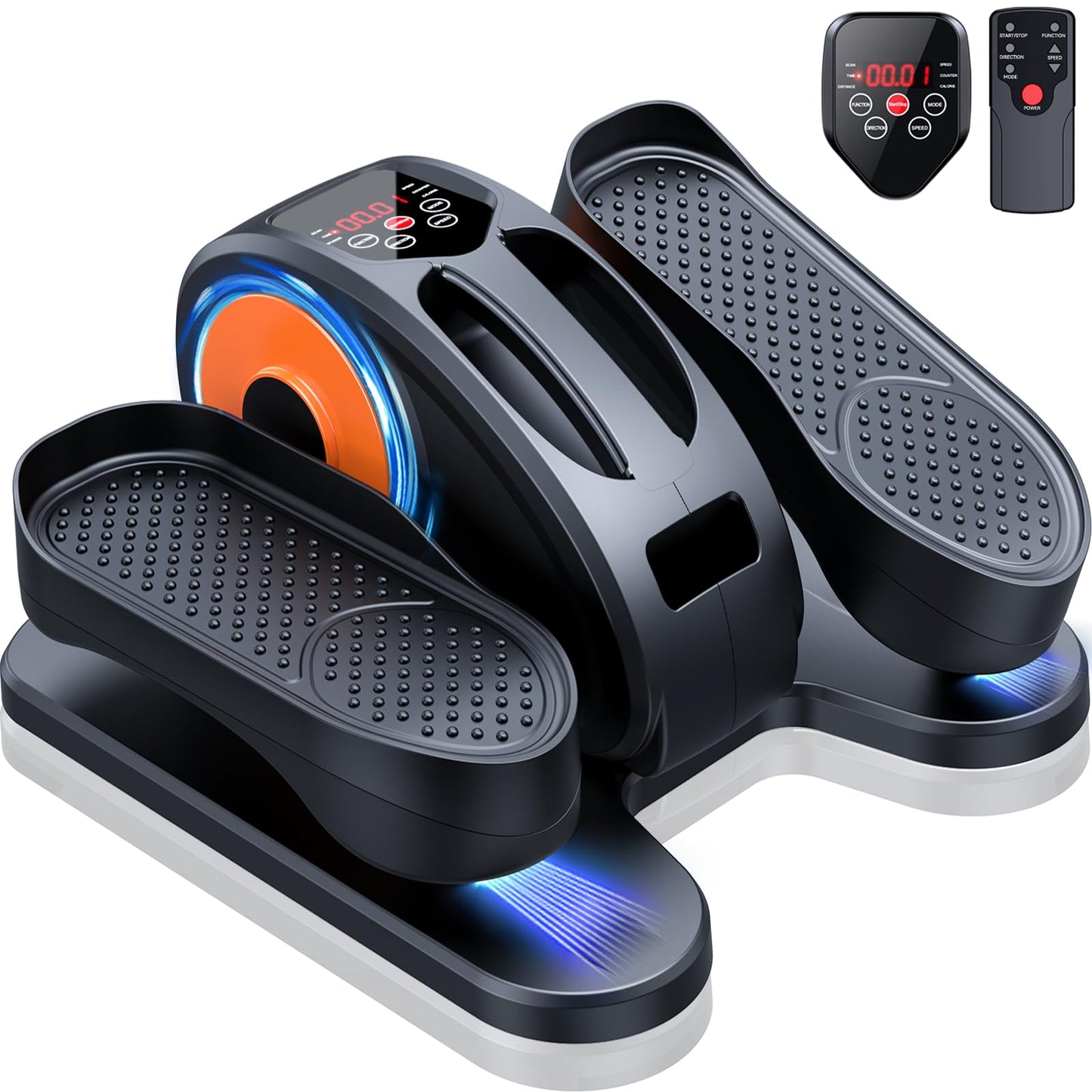 GUGTTR Under Desk Elliptical Machine for Seniors - Portable Pedal Exerciser