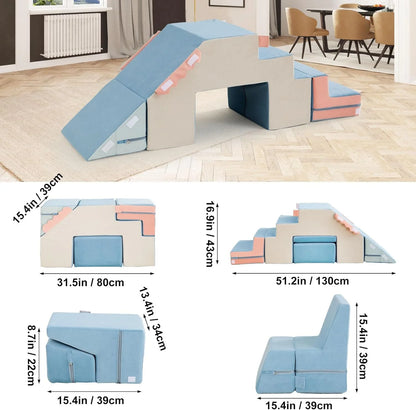 Climbing Blocks for Toddlers,Indoor Soft Climb and Crawl Play Climbing Toys for Creativity & Imagination