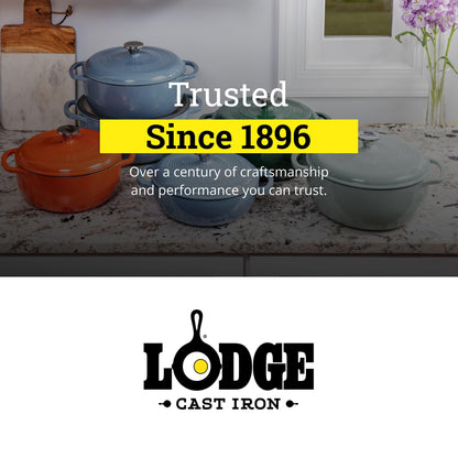 LODGE Essential Enamel Cast Iron Dutch Oven - 6 Quarts