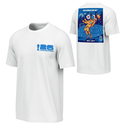 FIFA World Cup 2026™ Houston Poster White T-Shirt - Unisex