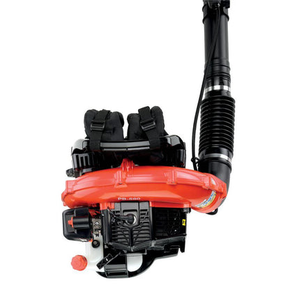 ECHO PB-580T 58.2cc Gas Backpack Leaf Blower, 216 MPH, 517 CFM, 2-Stroke Engine, Tube Throttle