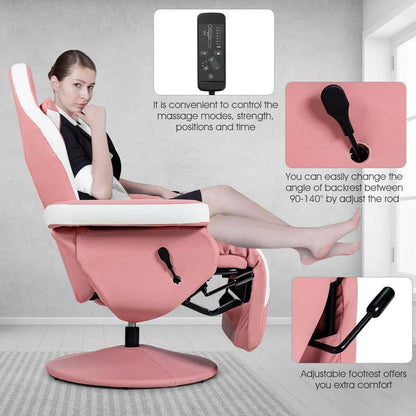 Pu Leather Massage Gaming Chair Ergonomic High Back Racing Style Gaming Recliner With Adjustable Backrest Amp Footrest Cup Holder Side Pouch - Comfortable And Ergonomic Design