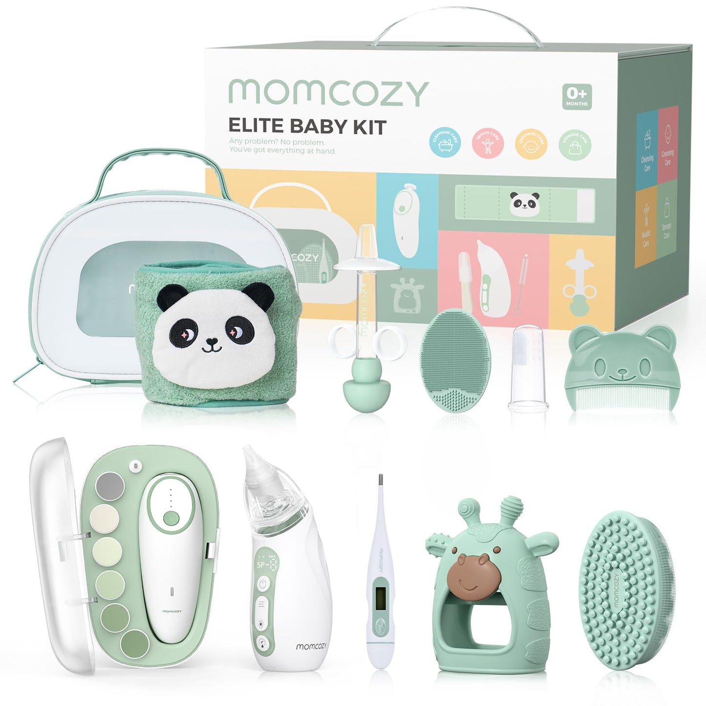 MOMCOZY Elite Baby Kit - Essential Grooming & Health Set