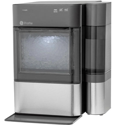 Countertop Nugget Ice Maker with Side Tank | Ice Machine with WiFi Connectivity | Smart Home Kitchen Essentials | Stainless Steel