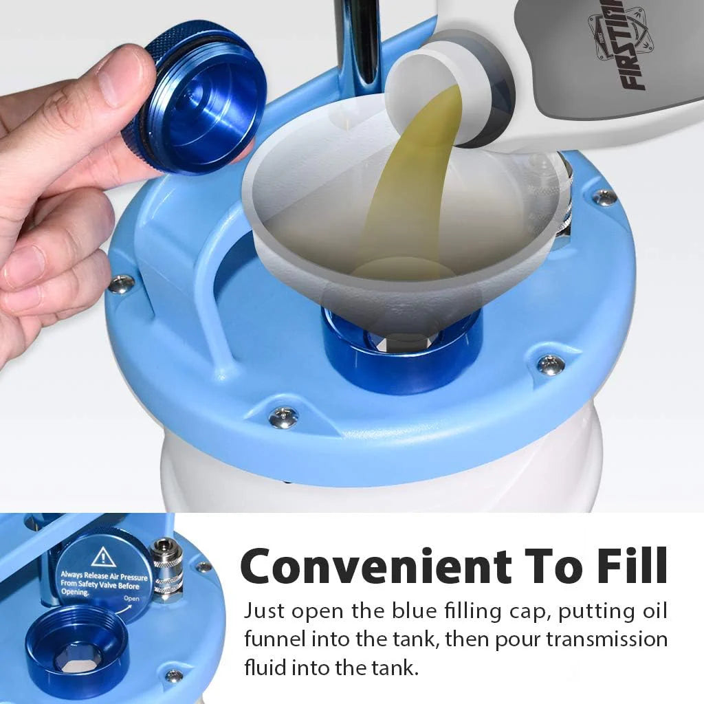 Patented 10L Automatic Transmission Fluid Pump ATF Refill System Dispenser Extractor with 21 Pcs ATF Filler Adapters&Refilling Funnel + Drainer and Refill Kit
