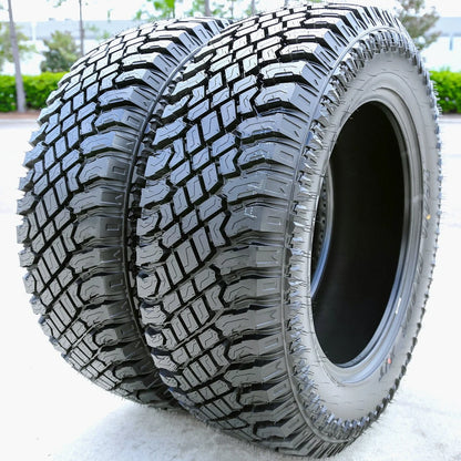 One set of 4 (four) X/T LT 295/60R20 126/123R E (10 ply) ATA /T all-terrain tires