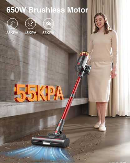 MOHOMO Cordless Vacuum Cleaner 650W 70Mins with OLED Screen